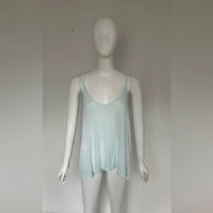 BP. Womens Plus Size Lightweight Tank Top Cami Long  Basic Light Blue Sz XL NWT